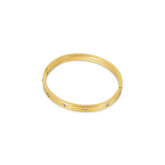 Bracelete Números Romanos Banhado Ouro 18k