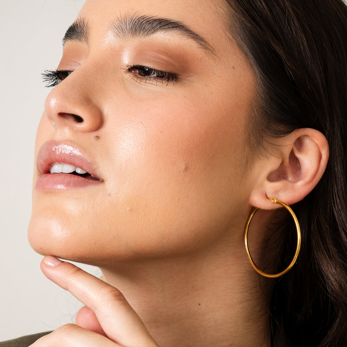 Brinco Argola Banhado em Ouro 18K
