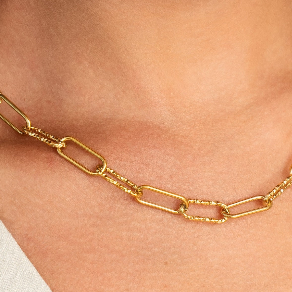 Colar de Corrente Banhado a Ouro 18K
