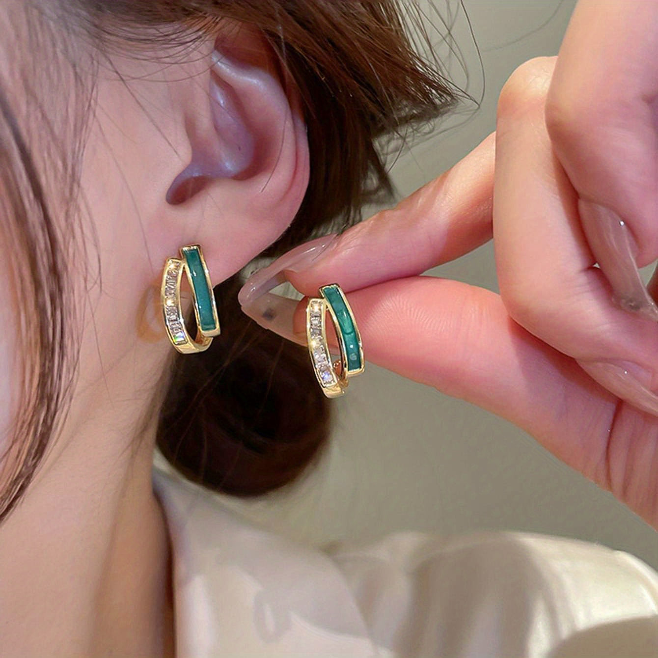 Brinco Eloá Banhado Ouro 18K