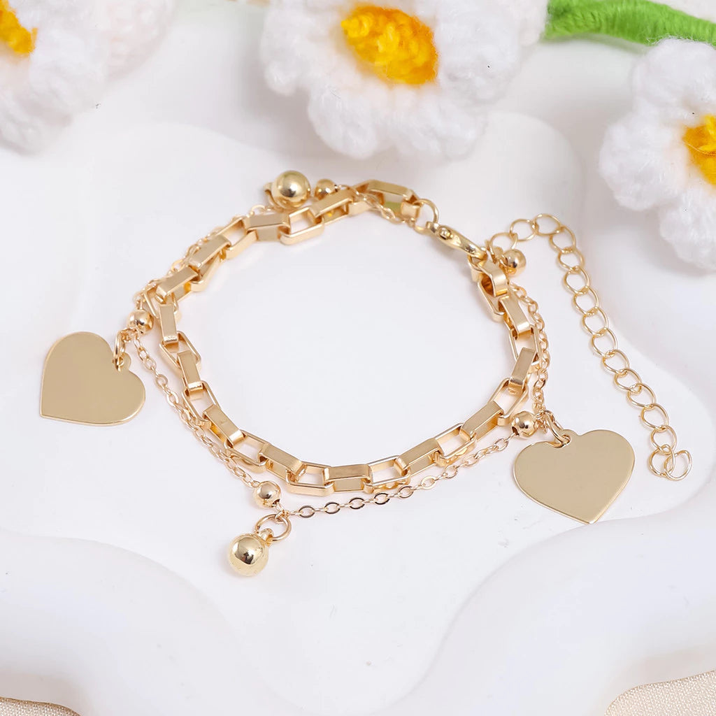 Bracelete Coração Moderno