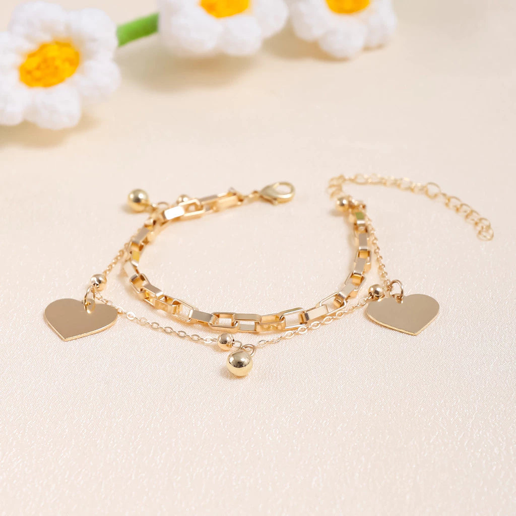 Bracelete Coração Moderno