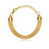 Pulseira Malha Banhado a Ouro 18K