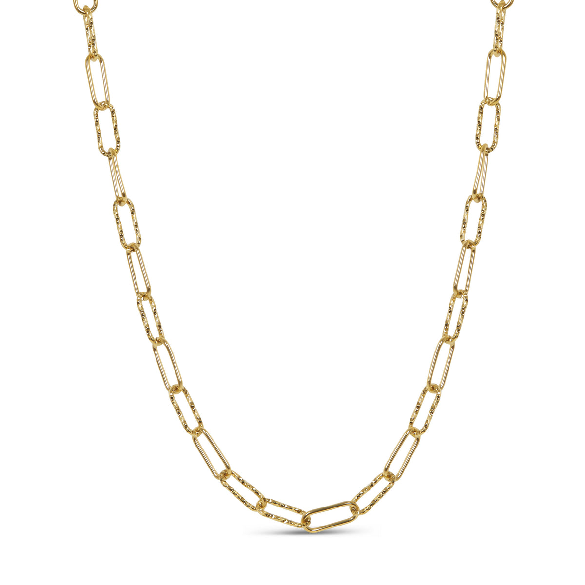 Colar de Corrente Banhado a Ouro 18K