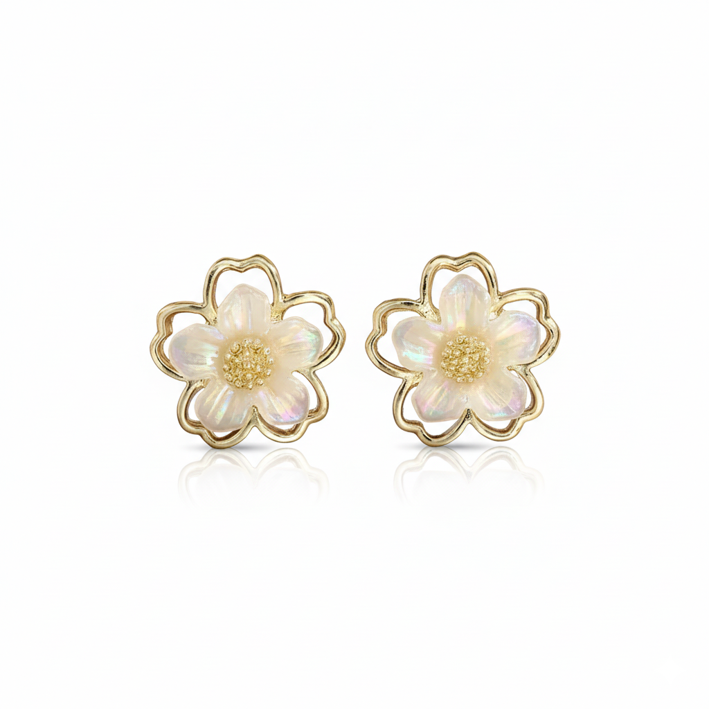 Brinco Elegante de Flores