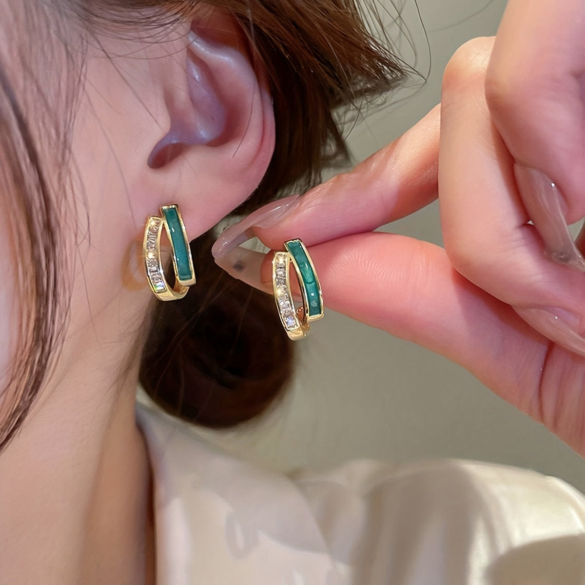 Brinco Eloá Banhado Ouro 18K