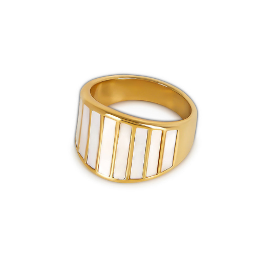 Anel Roma Banhado a Ouro 18k