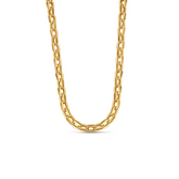 Colar em Elós Banhado a Ouro 18k
