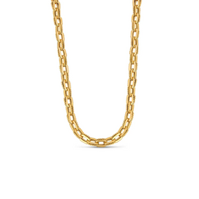 Colar em Elós Banhado a Ouro 18k