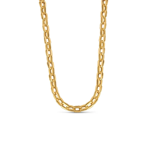 Colar em Elós Banhado a Ouro 18k