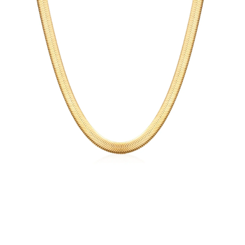 Colar Malha Cirelle Banhado ouro 18K