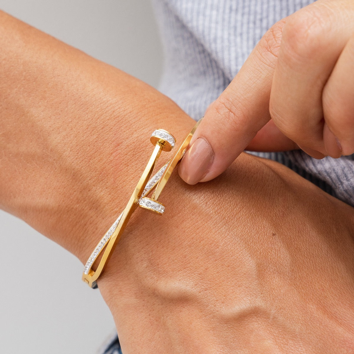 Bracelete Santorini Banhado a Ouro 18k