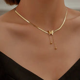 Colar Butterfly Minimalista em Ouro 18K