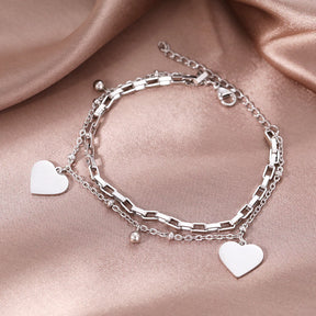 Bracelete Coração Moderno