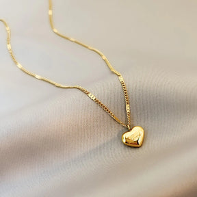Colar com Pingente de Coração Ouro 18K