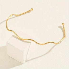 Conjunto Colar e Pulseira Banhadas a Ouro